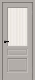 Межкомнатная дверь ПЭТ Неоклассик-35 Grey Silk