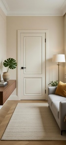 Межкомнатная дверь ПЭТ ПСТ-38 Бежевый матовый