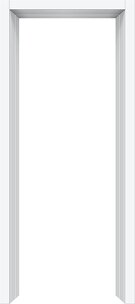 Дверной П-образный портал универсальный белый