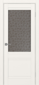 Межкомнатная дверь экошпон Турин-502U.21 бежевый/дали бр.