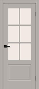 Межкомнатная дверь ПЭТ Прима-13.0.1 Grey Silk
