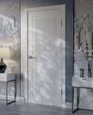 Межкомнатная дверь окрашенная Afina-2 Белый