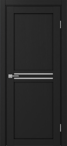 Межкомнатная дверь экошпон Турин_552.12  Антрацит/металюкс