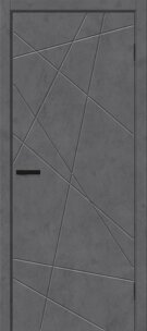 Межкомнатная дверь экошпон Граффити-5 Slate Art