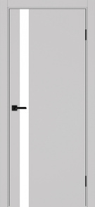 Межкомнатная дверь экошпон Неаполь_211 Пепельный/лакобель