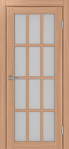 Межкомнатная дверь экошпон Турин_5542.2222 Ясень тёмный/металюкс