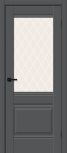 Межкомнатная дверь ПЭТ Прима-3 Stormy Silk