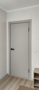   Межкомнатная дверь винил Браво-0 Grey Pro