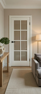   Межкомнатная дверь ПЭТ Прима-11.1 White Silk