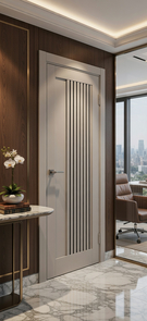  Межкомнатная дверь экошпон Турин_544.12 Пепельный/лакобель черный