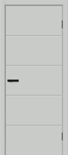 Межкомнатная дверь ПЭТ Граффити-2.Д.П Grey Silk