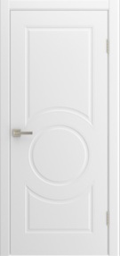 Межкомнатная дверь окрашенная Donna ПГ белая 