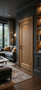  Межкомнатная дверь с эко шпоном ПСЦ-36 Дуб золотистый