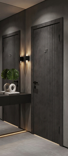   Межкомнатная дверь экошпон Граффити-32 Slate Art