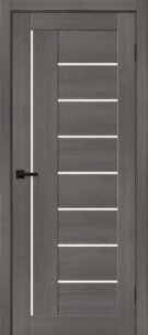 Межкомнатная дверь с эко шпоном Браво-29 Grey Melinga