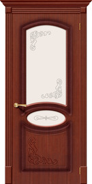 Межкомнатная дверь шпонированная Азалия ПО макоре файн-лайн