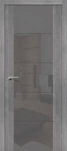 Межкомнатная дверь с Эко шпоном V4 Grey Veralinga