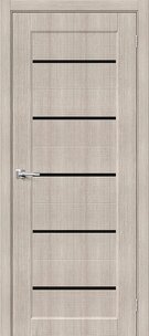 Межкомнатная дверь с эко шпоном Мода-22 Cappuccino Melinga