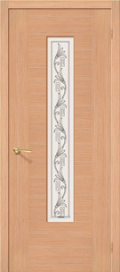 Межкомнатная дверь шпонированная Рондо ПО Дуб