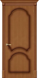Межкомнатная дверь шпонированная Соната ПГ орех файн-лайн