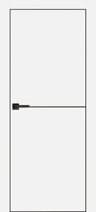  Межкомнатная дверь с эко шпоном PX-19 Белый мат