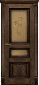 Межкомнатная дверь шпонированная Барселона ПО бренди