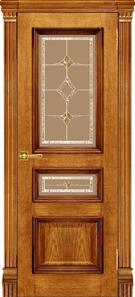 Межкомнатная дверь шпонированная Барселона ПО антико
