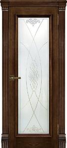 Межкомнатная дверь шпонированная Тоскана ПО бренди