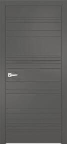 Межкомнатная дверь эмалитовая Севилья-20 софт графит
