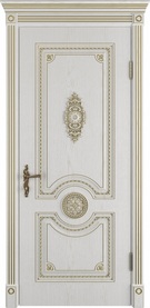 Межкомнатная дверь с эко шпоном Greta ПГ | Bianco Classic