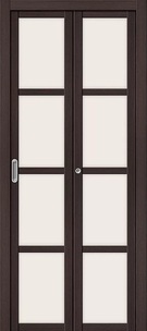 Межкомнатная дверь складная с Эко шпоном Твигги 11.3 Wenge Melinga
