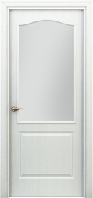 Дверь с ПВХ-пленкой Палитра 11-4 ПО белая