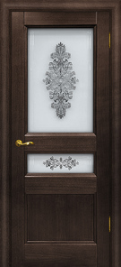   Межкомнатная дверь шпонированная Вайт-02 ПО Дуб патинированный