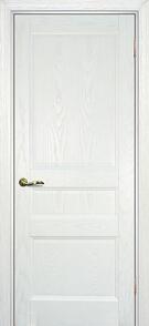 Межкомнатная дверь шпонированная Вайт-02 ПГ ясень айсберг