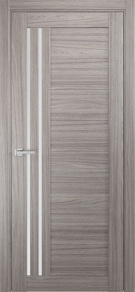 Дверь с ПВХ-пленкой Квадро 20 дуб дымчатый