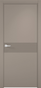 Межкомнатная дверь эмалитовая Севилья-17 софт мокко