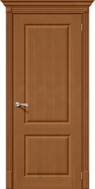 Межкомнатная дверь шпонированная Статус-12 орех файн-лайн