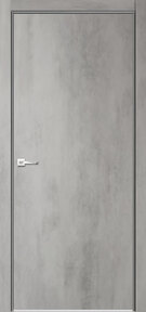 Межкомнатная дверь эмалитовая Севилья-32 бетон светлый