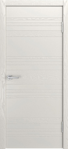 Межкомнатная дверь шпонированная Комбо-01 биянко