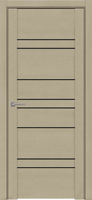 Межкомнатная дверь с экошпоном UniLine 30032 Кремовый Soft touch