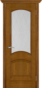 Межкомнатная дверь шпонированная Терра ПО античный дуб