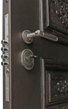 Входная дверь империал Дуб черный