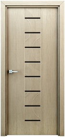 Дверь с ПВХ-пленкой Сатурн ПО Капучино