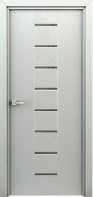 Дверь с ПВХ-пленкой Сатурн ПО белый