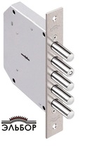 Замок врезной Elbor (Эльбор) сувальдный Базальт 1.05.11, 5 кл. /00320/