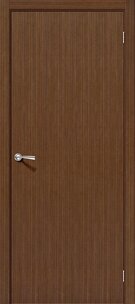 Межкомнатная дверь шпонированная Соло-0.V орех