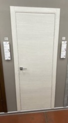 Межкомнатная дверь с эко шпоном Браво 0  White Skyline