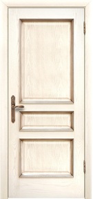 Межкомнатная дверь шпонированная Алаба ПГ  ясень карамельный