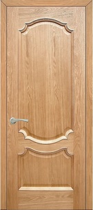 Межкомнатная дверь шпонированная Венеция ПГ  дуб натуральный