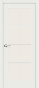 Межкомнатная дверь эмалитовая Прима-11.1 White Matt